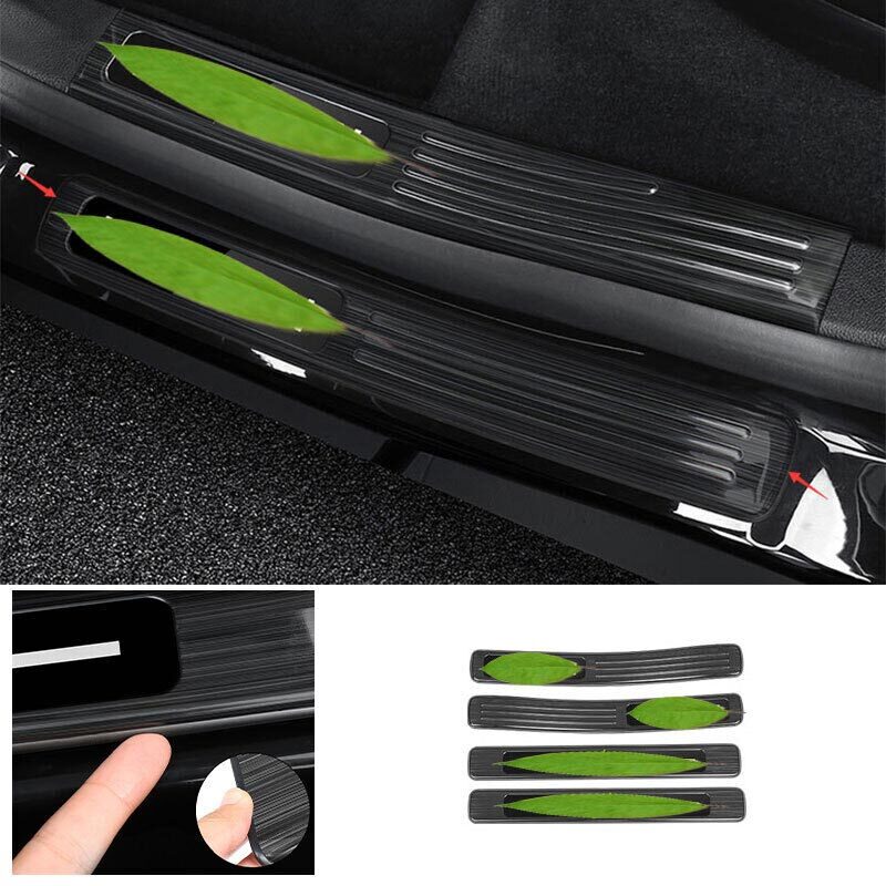 Steel for Lincoln Corsair 20-22 Outer Black Rear Bumper Sill Plate Protector