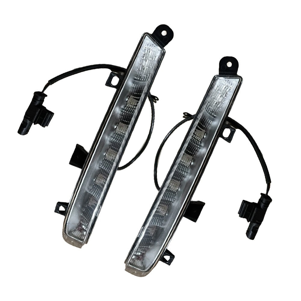 Fits For W221 S63 S65 2007-2013 Pack of 2 LED Daytime Running Light Fog Lamp