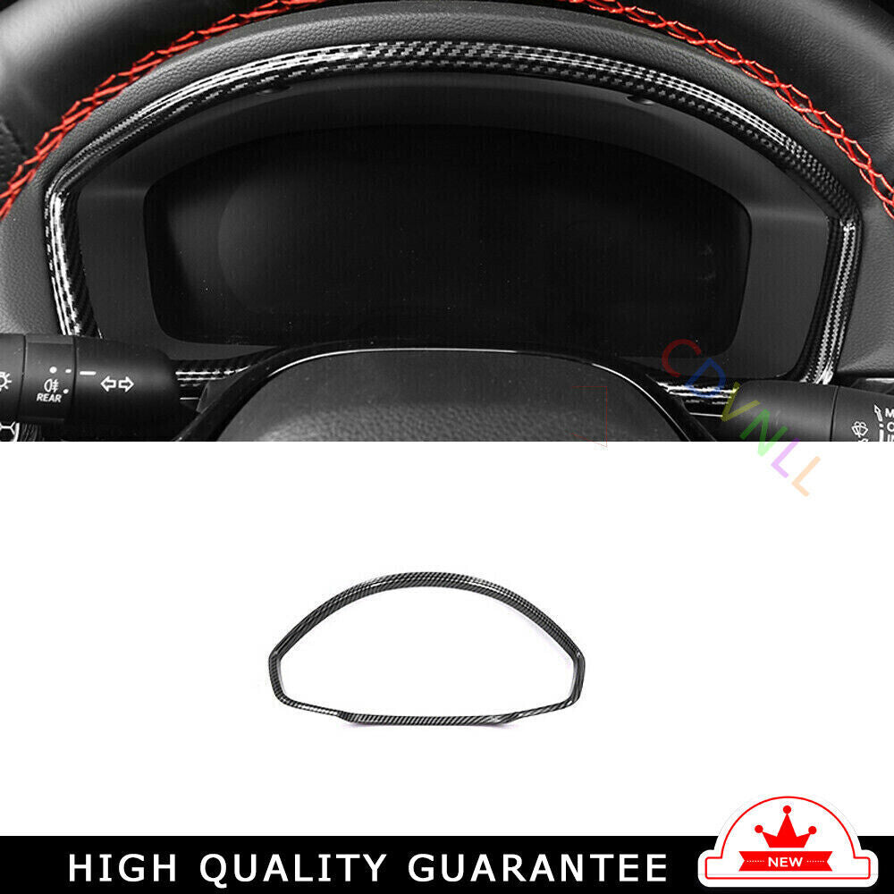Dashboard Panel Frame Cover Trim 1 for Honda for Civic 2022-2023 11th Carbon Fiber