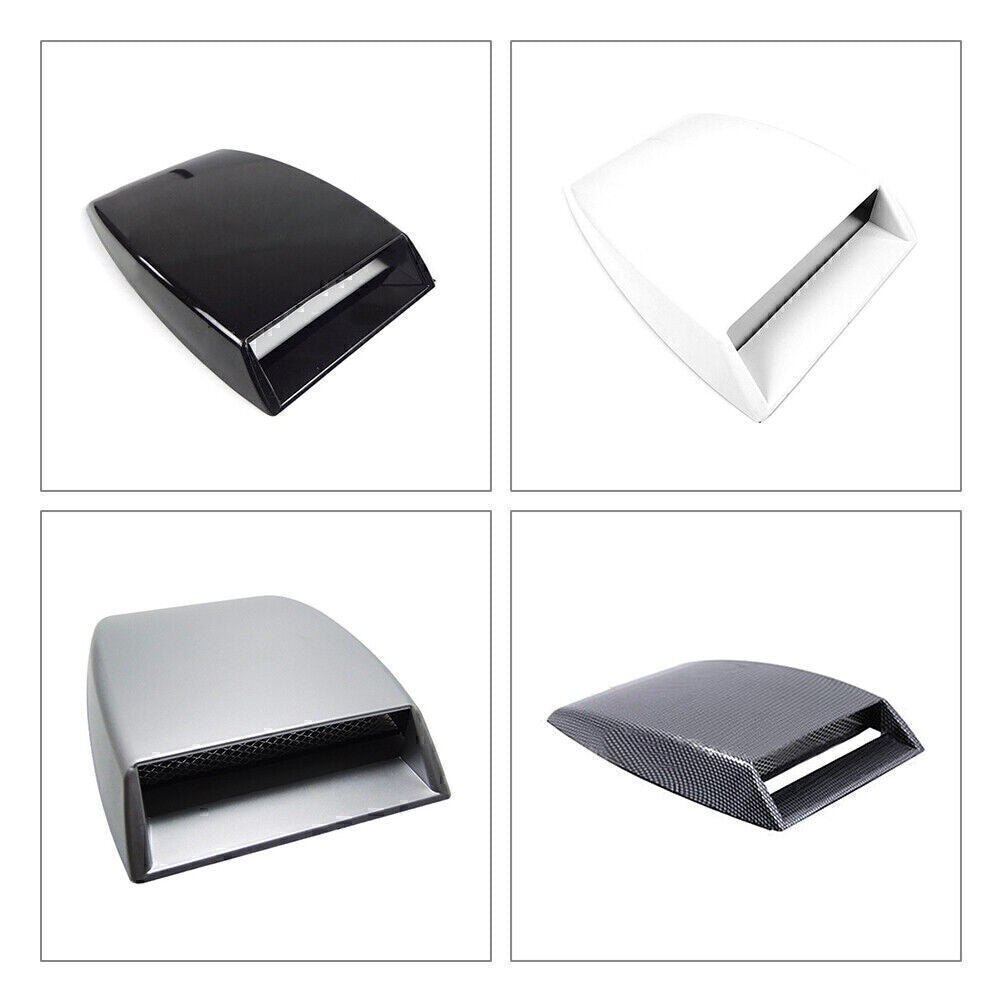 Roof Decorative Air Flow Intake Hood Scoop Vent Bonnet Cover Car Universal