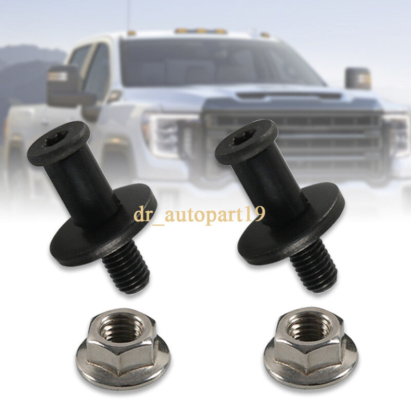 2x Tail Gate Latch Tailgate Striker Bolt Set for Cadillac for Chevrolet for GMC for Hummer