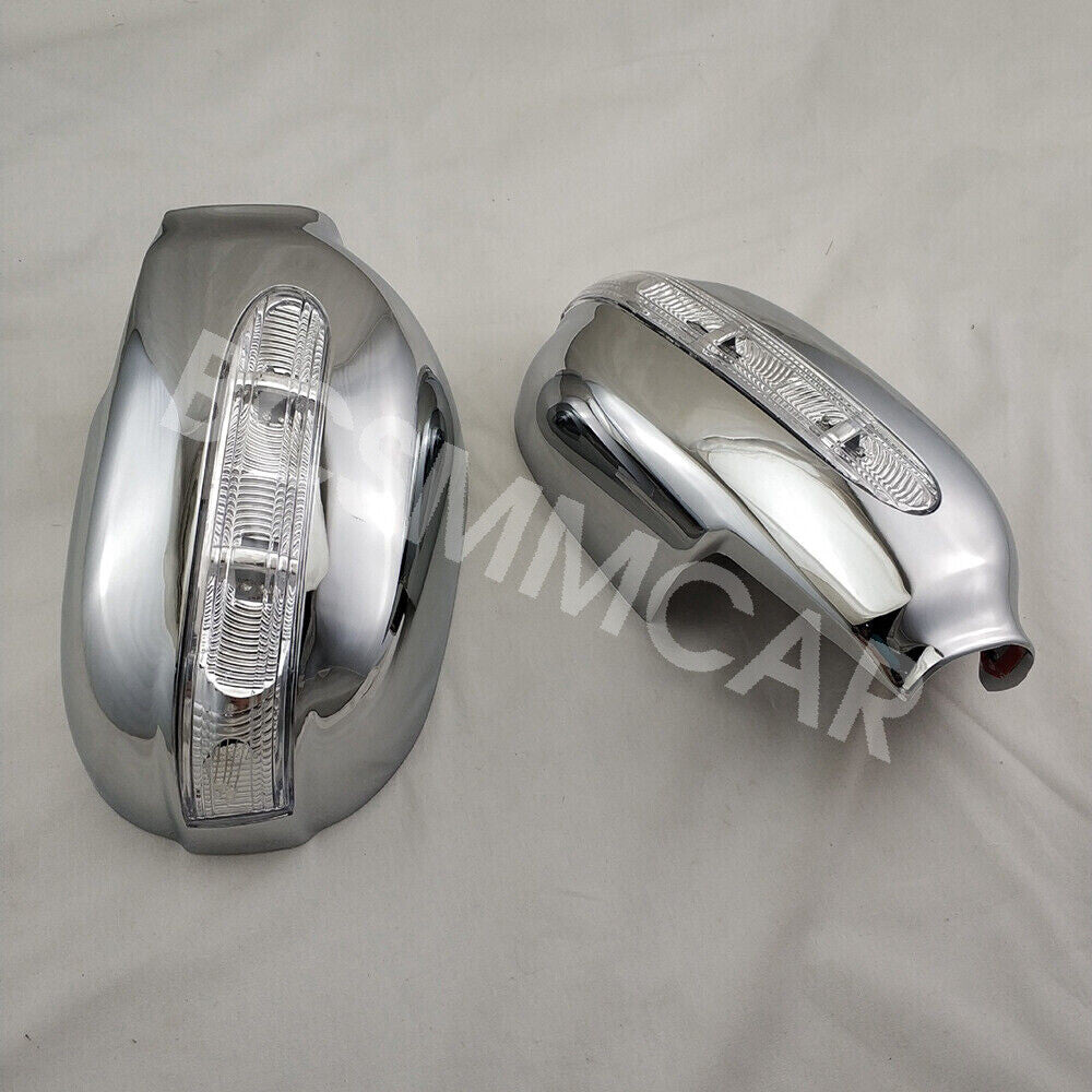 Fit For 1993-1997 for Toyota for Corolla Chrome Side Rear View LED Mirror Cover Trim