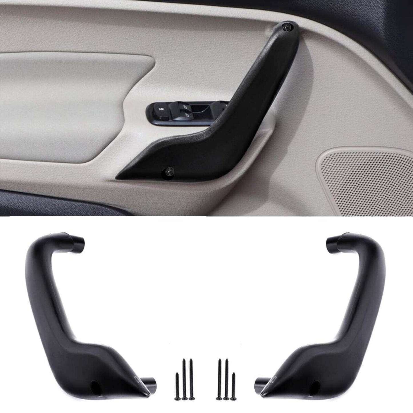 2x Interior Door Pull Handle for Ford Fiesta D2BB-A23943-CA35B8 G2BZ-5823943-JA