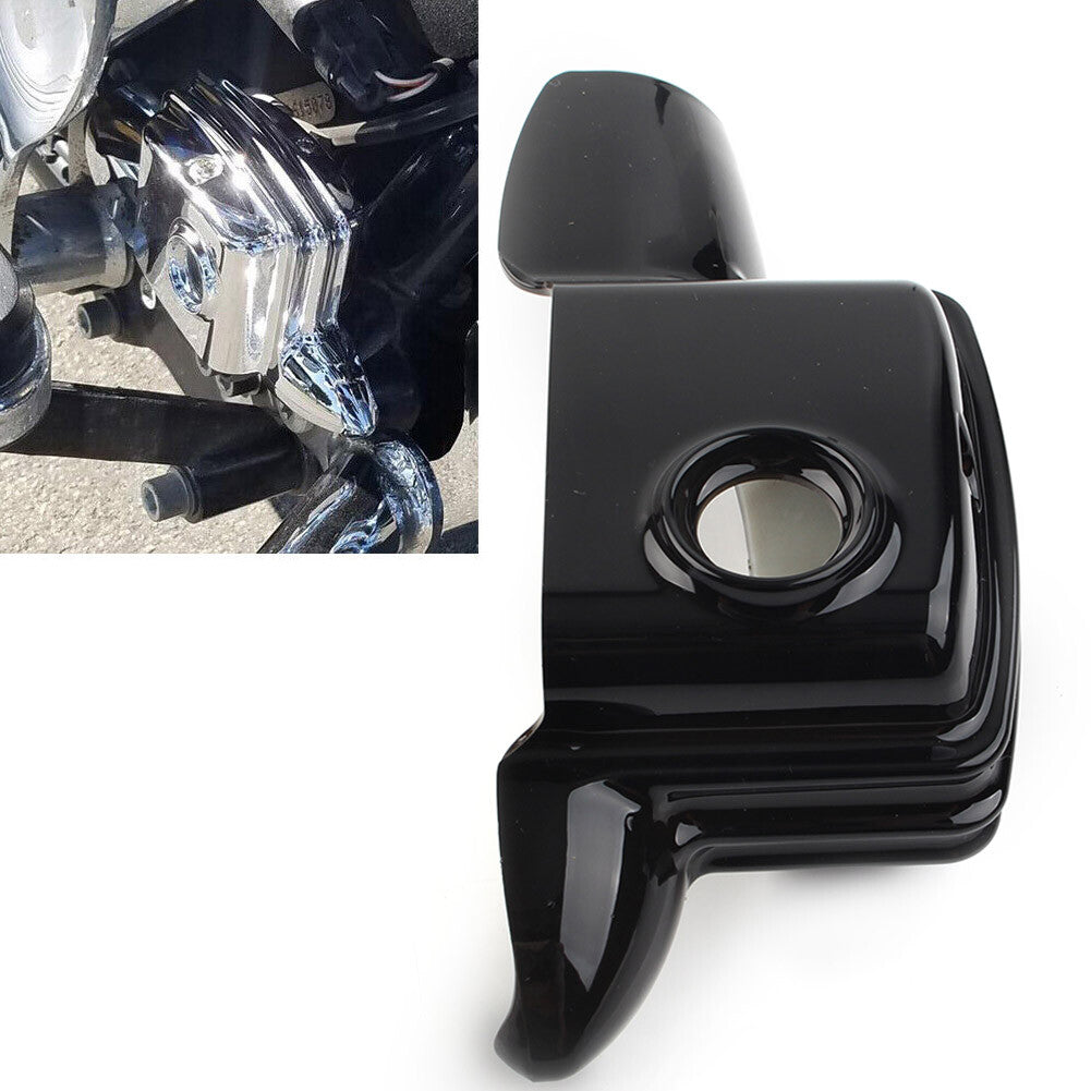 Rear Brake Master Cylinder Cover Fit For Touring Electra Glide 2008-2021 Black