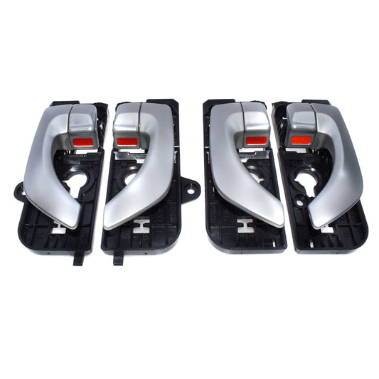 for Hyundai Sonata 2.4L 3.3L Silver Interior Inner Door Handles Set of 4 NEW