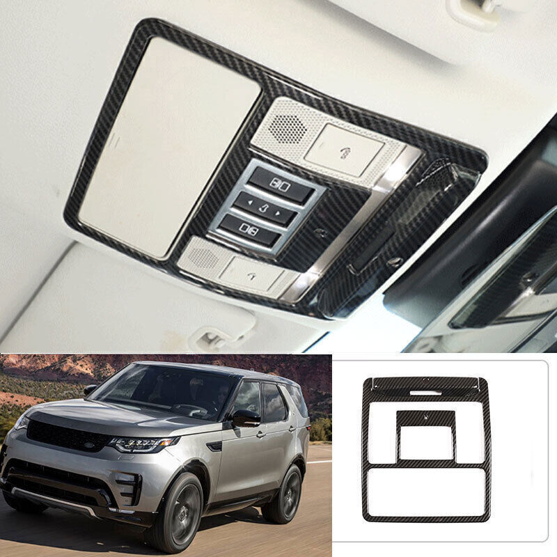 for Land Rover Discovery 5 17-25 Carbon Fiber Front Reading Light Frame Trim 1X