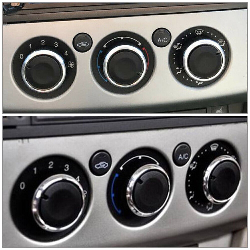 Air Conditioner Switch Button Blue for Ford Focus MK2 MK3 Mondeo C/S-max 3 PCs