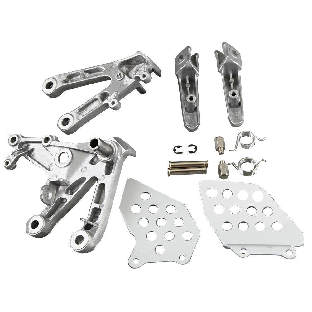for HONDA CBR 600RR 2007-2011 Rider Front Footpegs Footrests Brackets Assembly