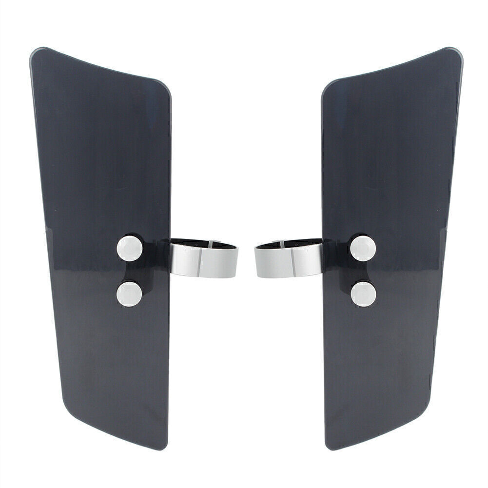2x Brown Wind / Fork Air Deflector Fit for Honda VTX1300R for Kawasaki for Suzuki for Yamaha