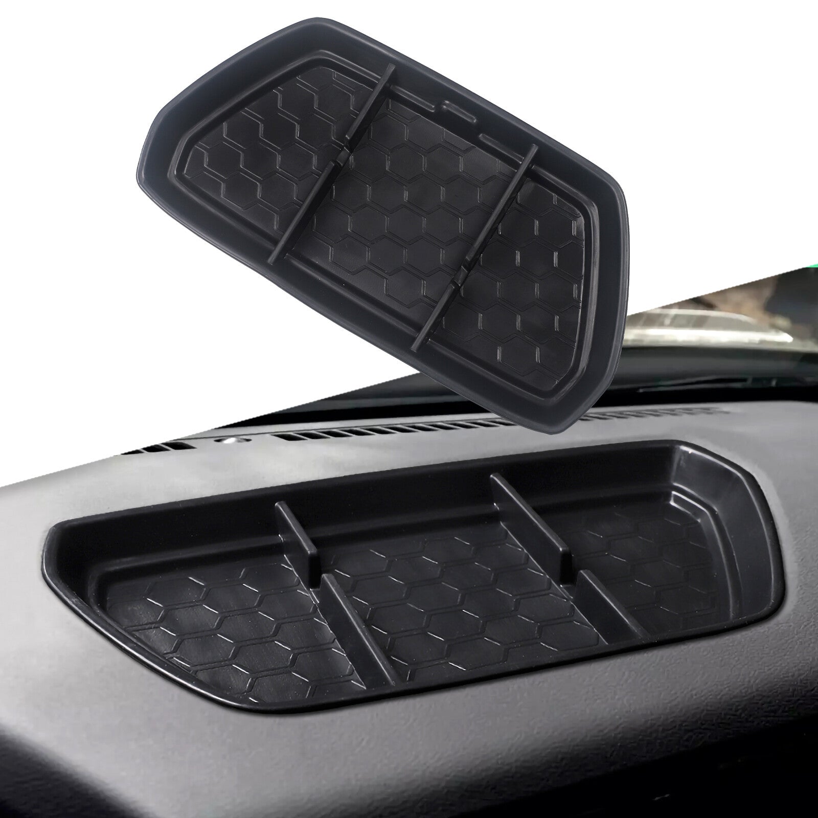 Dashboard Storage Tray for Nissan Frontier 2022 + Center Console Box Organizers