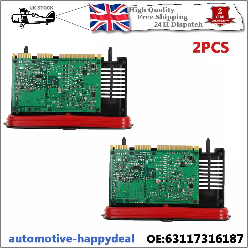 2PCS Headlight Ballast Driver Control Module Unit for BMW 3 4 5 Series