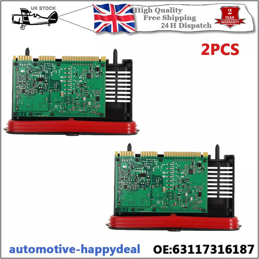 2PCS Headlight Ballast Driver Control Module Unit for BMW 3 4 5 Series