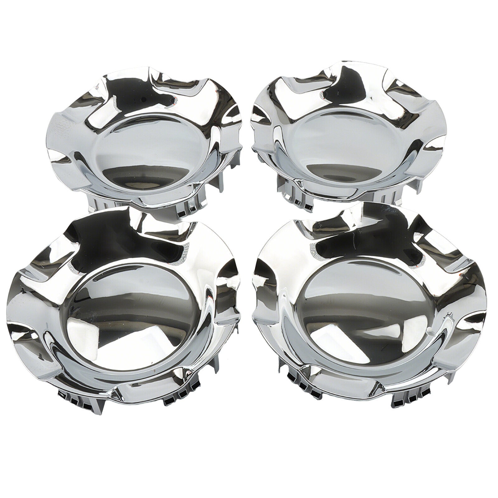 4pc For 2007 2013 Silverado Tahoe Avalanche Suburban Silver Wheel hub Center Cap