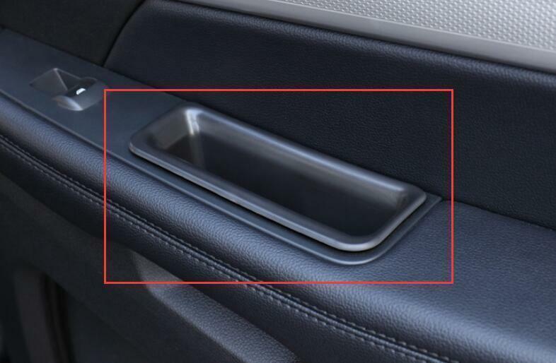 Front Door Storage Box Frame Trim 2PCS for Ford Explorer 2016-2019 Primer Black