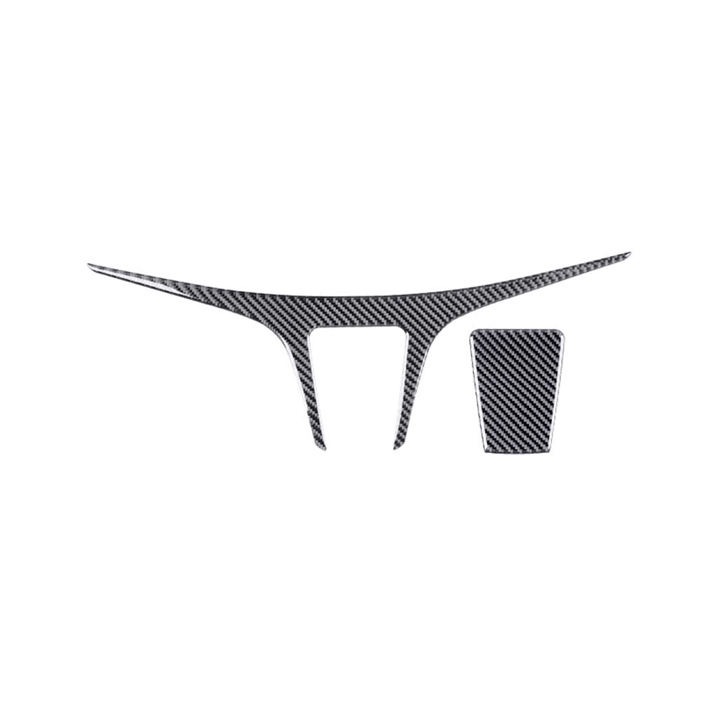 2x carbon fiber dashboard bezel for Porsche Taycan 2019-2022 type A