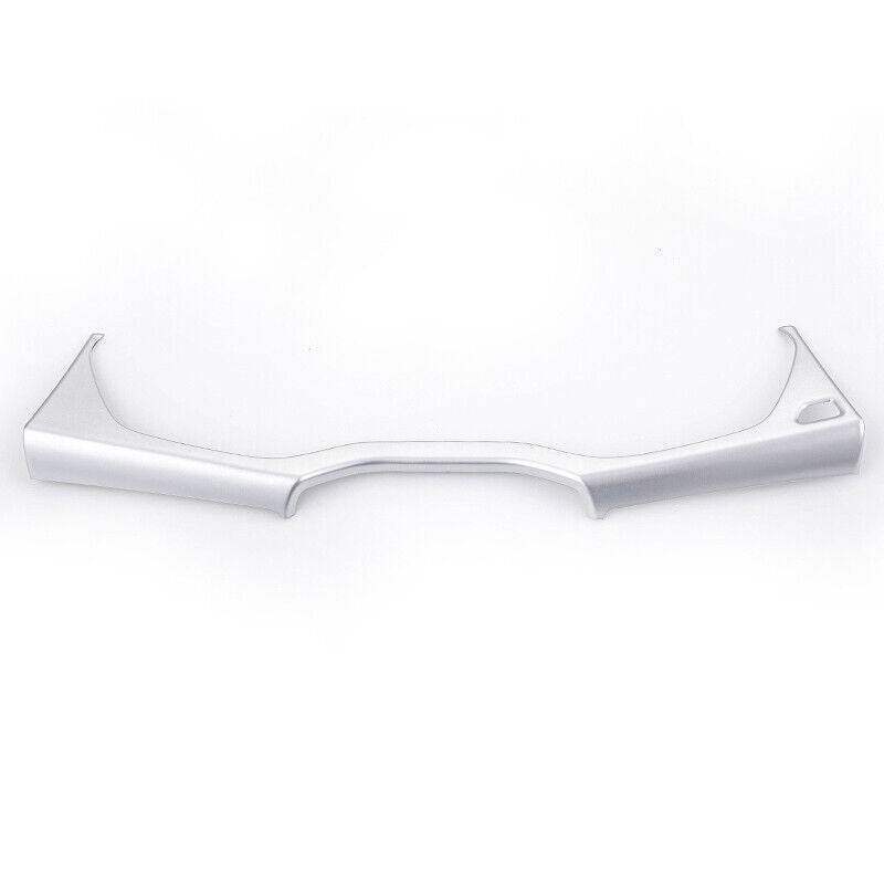 1P ABS Matt Silver Inner Instrument Panel Frame Cover Trim for Audi Q5 2018-2024
