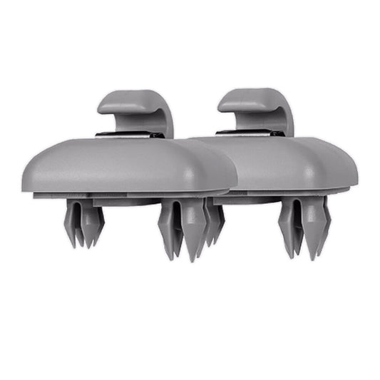 2x Sun Visor Clip Holder Hook Bracket for Audi A1 A3 A4 Q3 Q5 TTGray 8U0857562A