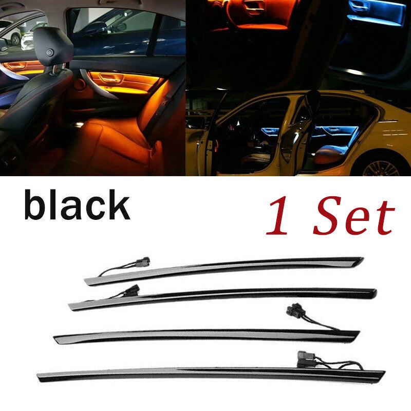 4PCS Interior Doors Panel Decorative Trims Lights for BMW F30