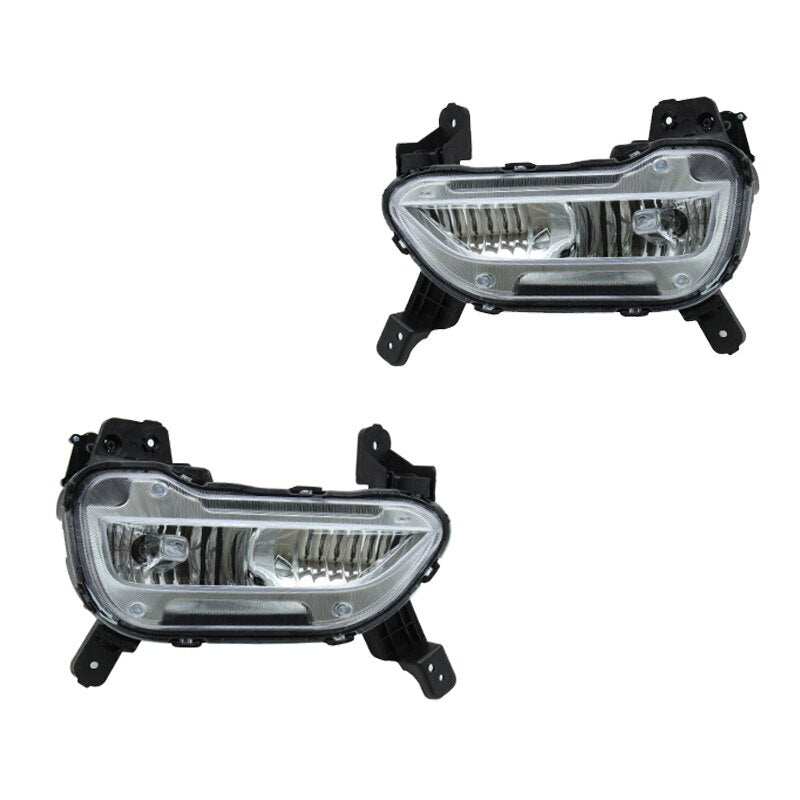 1 Pair New Front Bumper DRL Fog Light for Hyundai grand H1 2019 2020