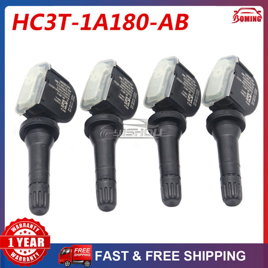 4 new TPMS HC3T-1A180-AB Tire Pressure Sensors for Ford F-250 - Heavy-Duty Molten Tire Pressure Sensors