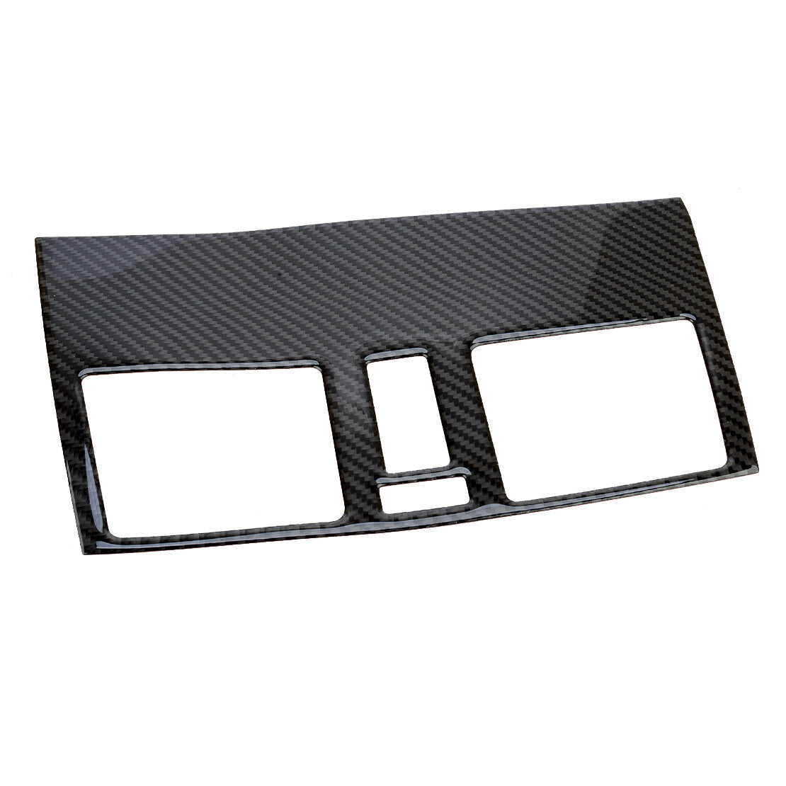Carbon Fiber Center Console AC Vent Panel Cover Trim Fit for Mazda 3 2010 to2013