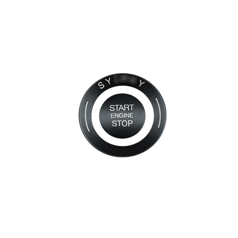 for Nissan Sentra 2020-2022 Black Aluminum Start Button Ignition Switch Ring