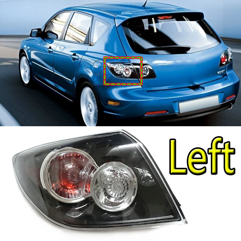 for Mazda 3 BK Hatchback 2004-2010 Left Rear outside Turn Signal Lamp Brake Lamp