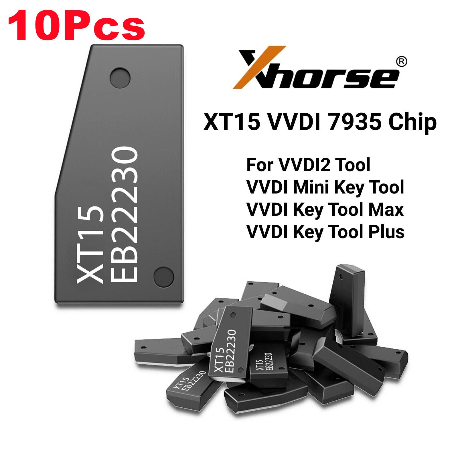 10PCS VVDI 7935 Chip XT15 Transponder Chip for VVDI for Mini Key ToolKey Max