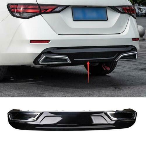 For 2020 2021-2023 for Nissan Sentra Glossy Black Rear Bumper Board Guard Cover Trim