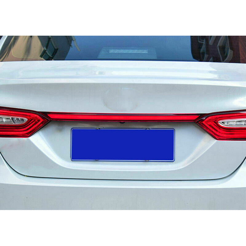for Toyota for Camry 2018-2023 Black Red Rear Door Trunk LED Tail Light Cover Trim