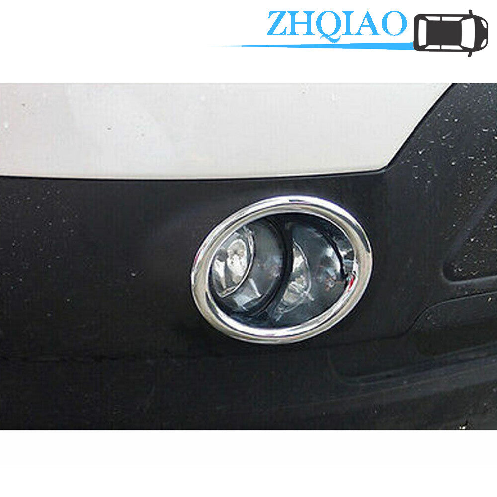 Chrome ABS Car Front Fog Light Lamp Cover Trim 2pcs Fits for Ford Explorer 2011-2015