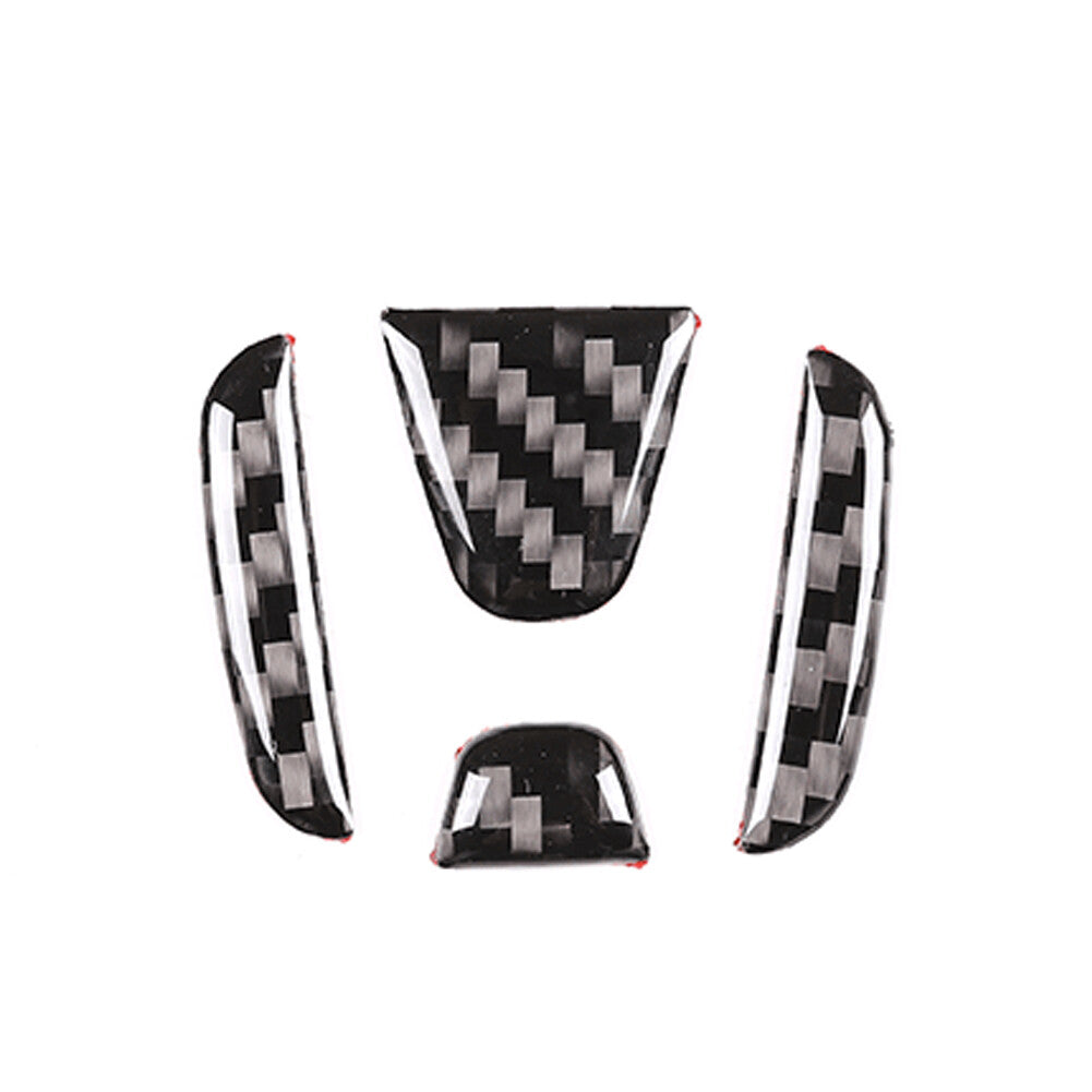 Steering Wheel Trim Cover Decoraton Carbon Fiber for Honda CR-V CRV 2007-2011