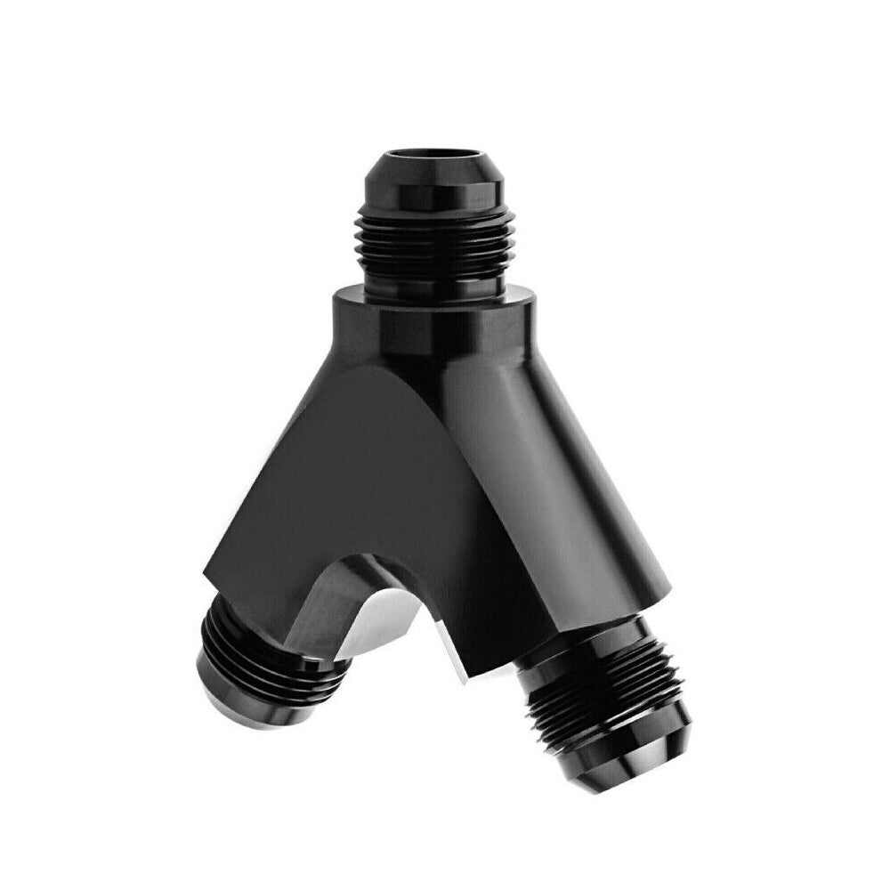 6AN AN 6 Y Fuel Block Fitting Junction Coupler Adapter 6/6/6 T -6/-6/-6 AN Black