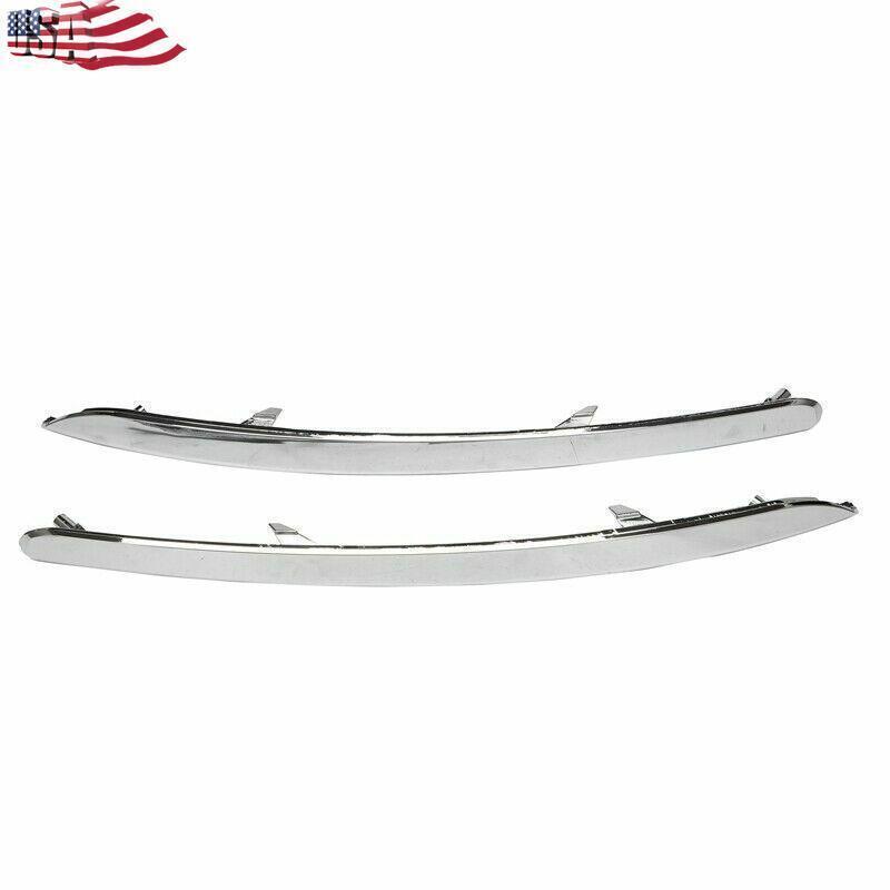 A pair of front bumper eyeliner trim pieces are available on 2011-2012-2015 for Kia Sportage chrome models.
