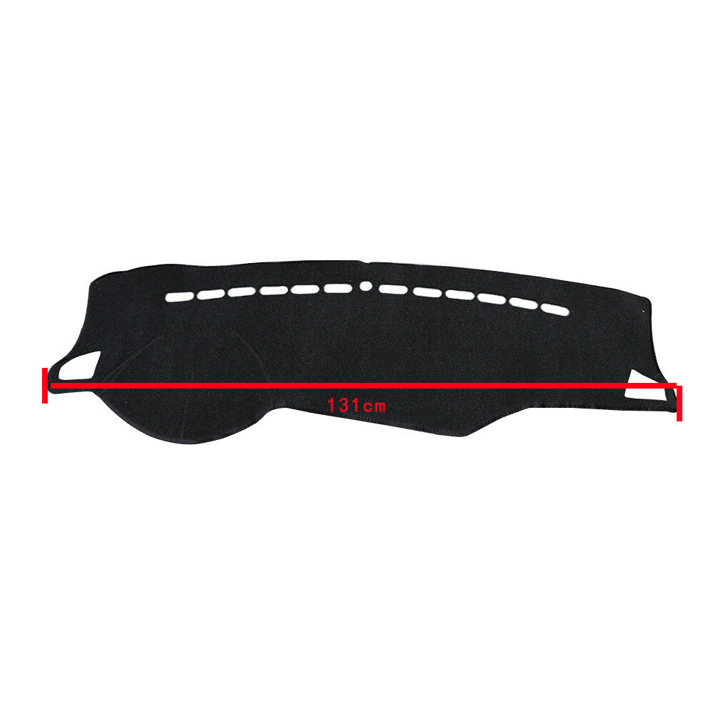 Dashboard Carpet Dash Mat Sun Visor Cover Fit for 2006 - 2011 for Kia Rio Rio5 Black