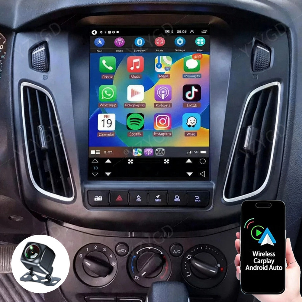 9.7 CarPlay for Ford Focus 2012-2018 Android Car Radio GPS Navi Stereo Screen
