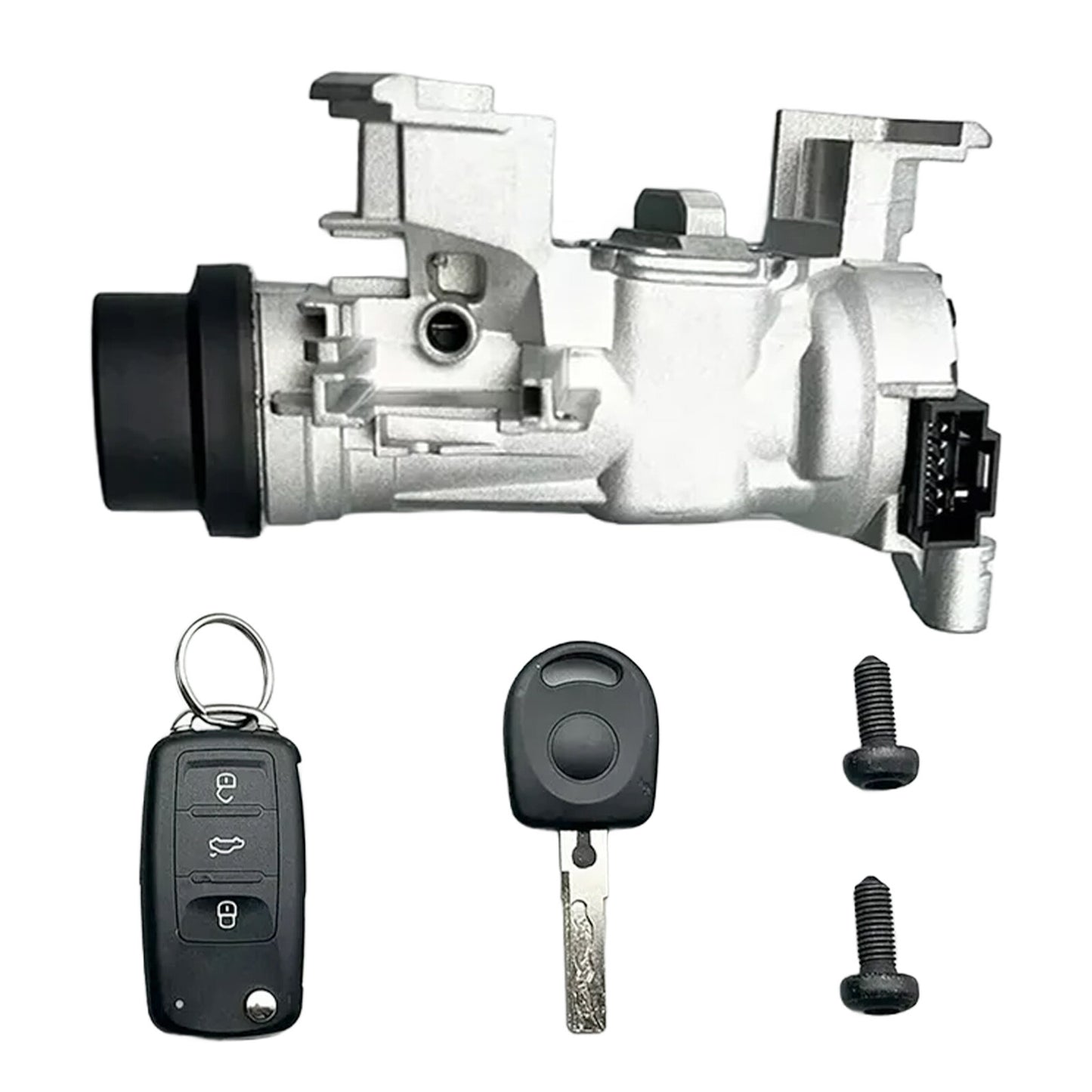 Ignition Switch Lock Assembly for VW for Jetta 2006-2018 W/Remote Control Key Shell