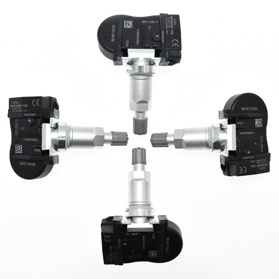 4X Tire Pressure Sensors 433MHz for Hyundai Accent Santa Fe for KIA Rio #52933-3N100