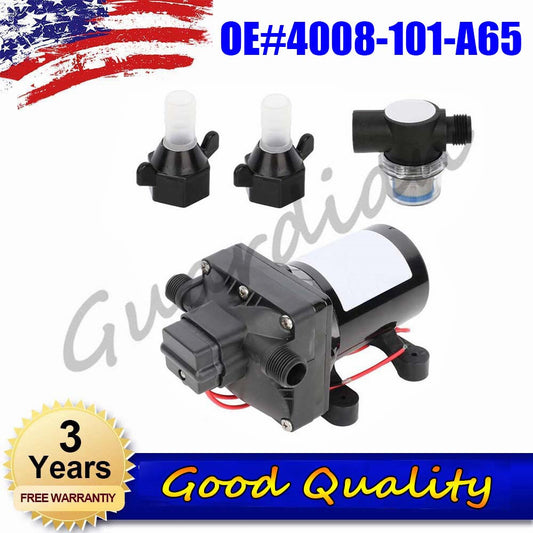 1 set of 12V 3.0 GPM water pump 4008-101-A65 replacement car parts, new repair kit.