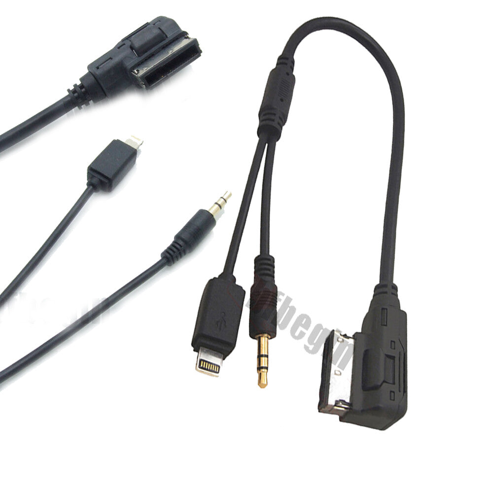 Suitable for Audi for VW car media audio USB music cable interface AMI MDI MMI AUX adapter