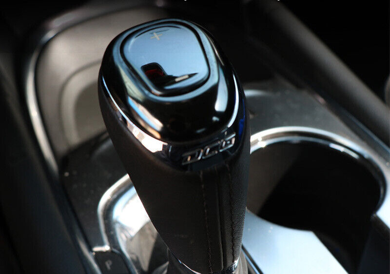 For Chevry Equinox 2018-2021 Black alloy Inner Gear Shift Knob Head Cover Trim