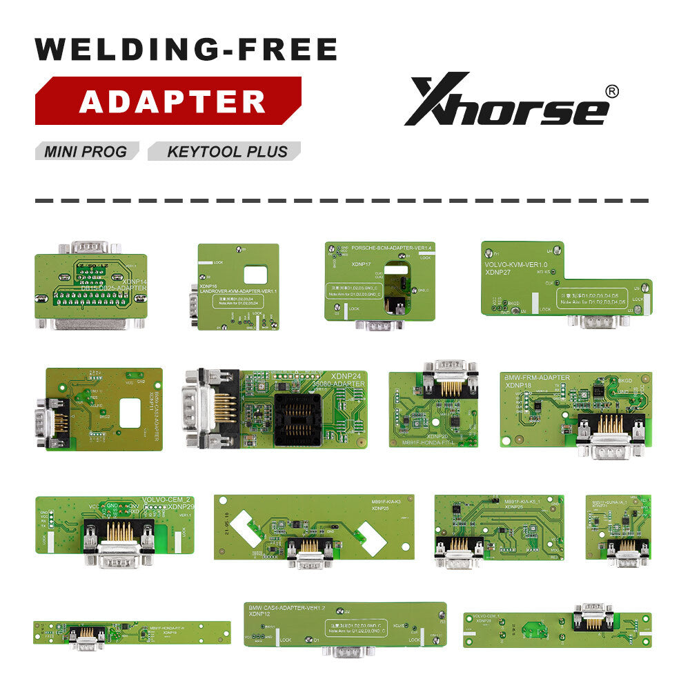XDNPP0CH Solder- Adapter Full Set Used for MINI PROG  KEY TOOL PLUS