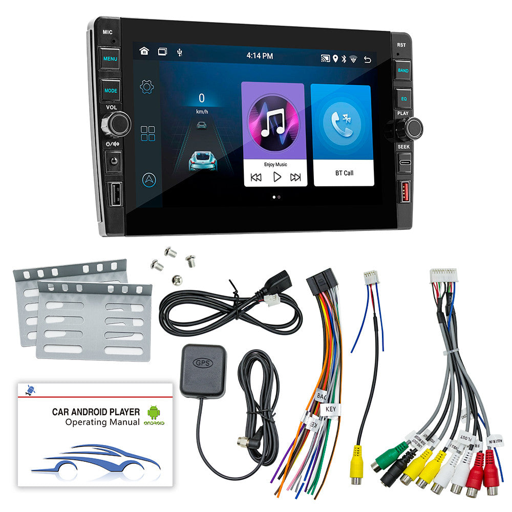 Car GPS Navigation 9in Double Din Android Multimedia Player Carplay Android Auto