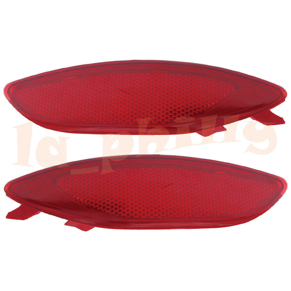 Rear LHRH Side Red Bumper Light Lamp Reflector for Hyundai Accent i25 2012-2016