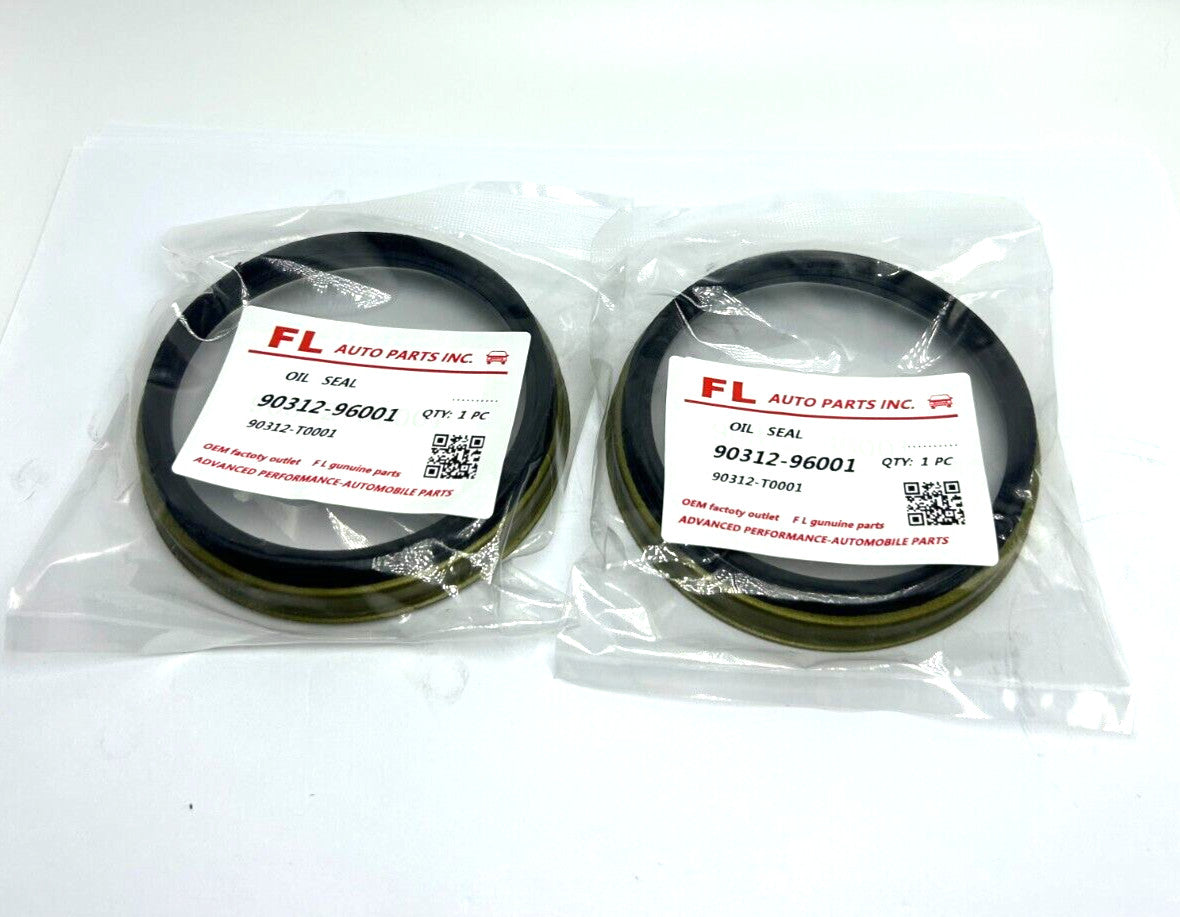 for Toyota 4Runner FJ Cruiser GX460 GX470 Front Axle Hub Seal 90312-96001 2Pcs