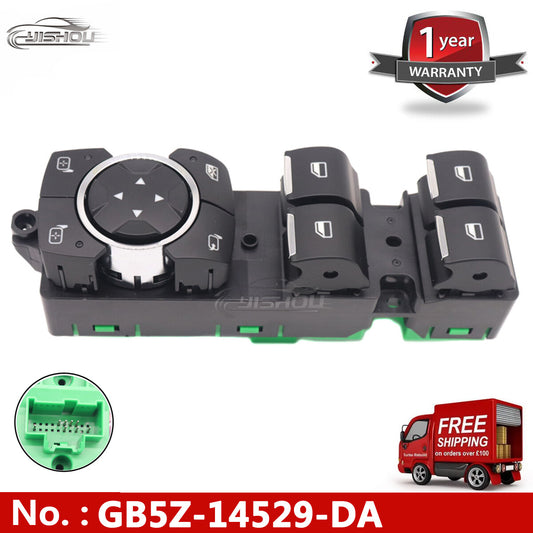 Driver's side window control switch for 2016-2019 for Ford Explorer GB5Z14529DA SW7563