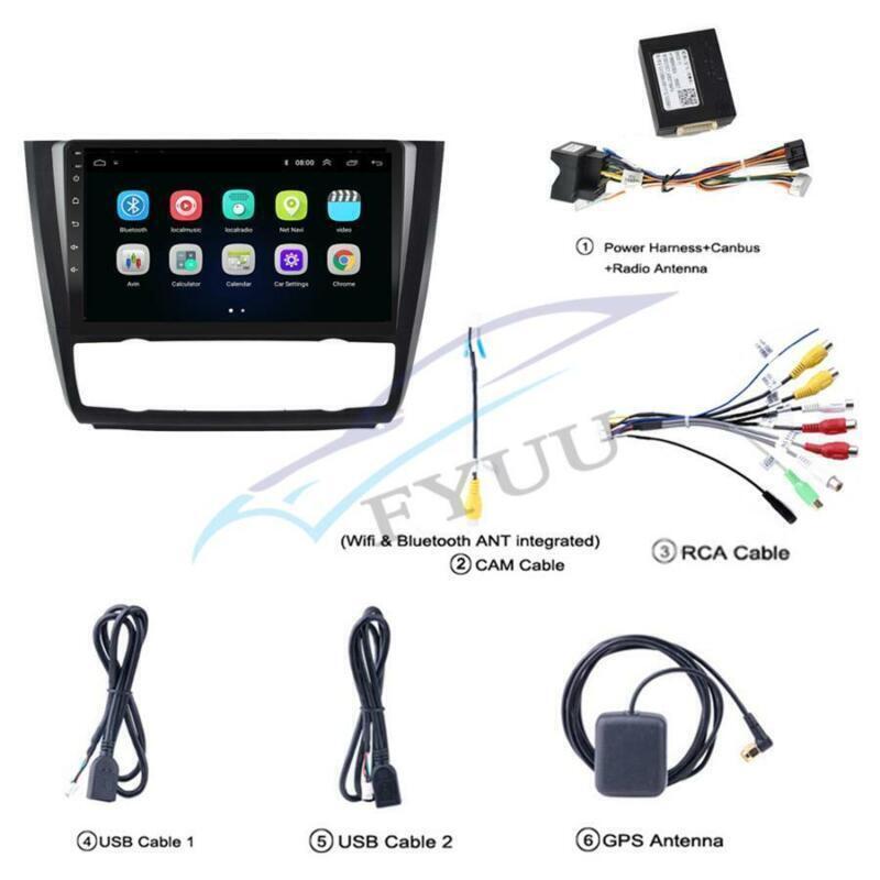 GPS Radio 9 Car Stereo for BMW 1-Series E88 E82 E81 E87 Auto AC 04-11 Carplay