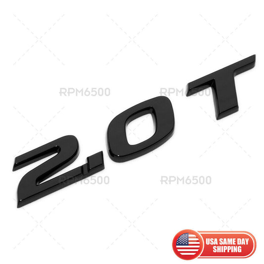 Suitable for Honda 2.0T trunk lid rear emblem badge nameplate badge gloss black