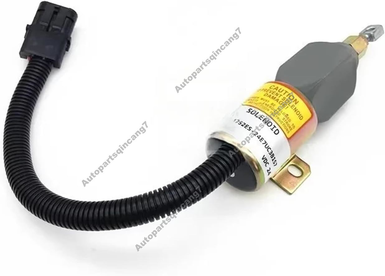 24V Flameout Valve 1752ES-24E7UC3B1S7 for Yuchai Engine 4108