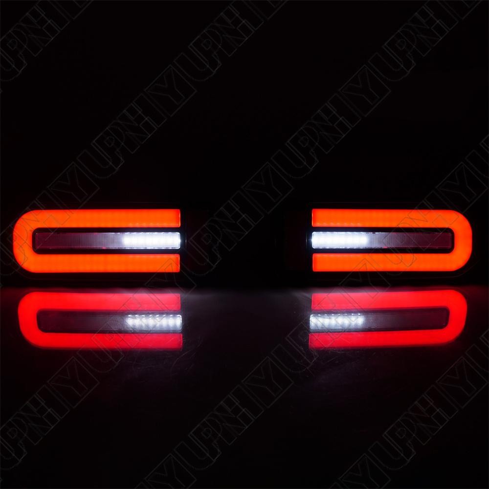 Pair Car Rear Bumper Fog Lamp Taillights for Suzuki for Jimny 2019-2024 Smoked Black